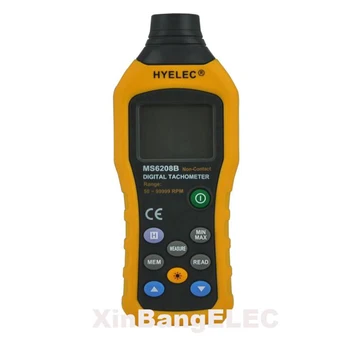 

Non Contact Digital Tachometer LCD Display With Stable Performance 50RPM-99999RPM Air Flow Speedometer