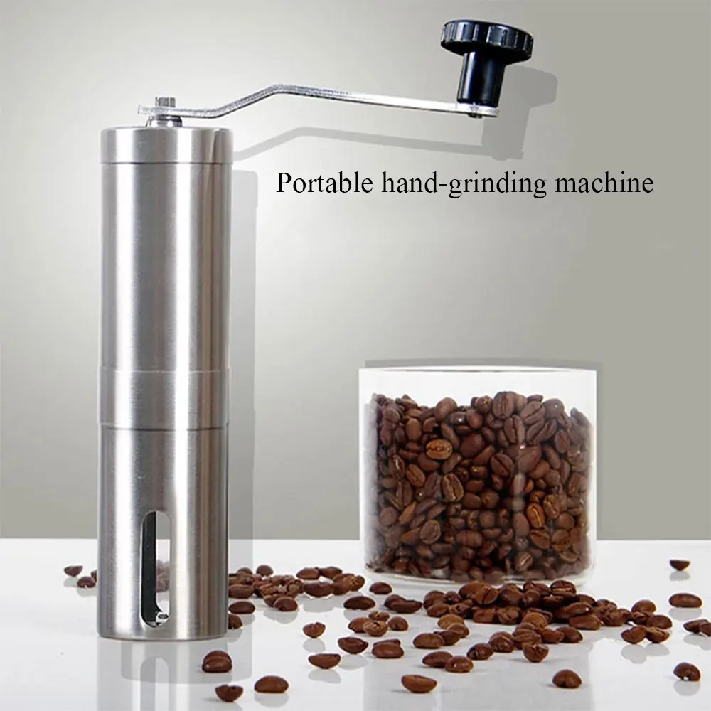 Portable Stainless Steel Hand Grinder Machine Coffee Bean Grinder