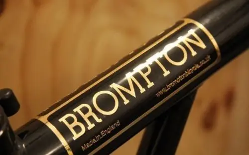 2013 Стиль Brompton велосипед металлик переводная картинка в виде рамки стикер