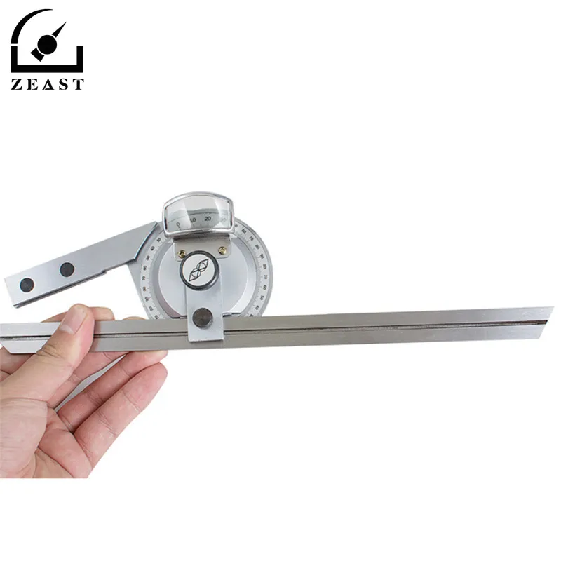 0 360 Rotaty Stainless Steel Universal Bevel Protractor Angle Finder