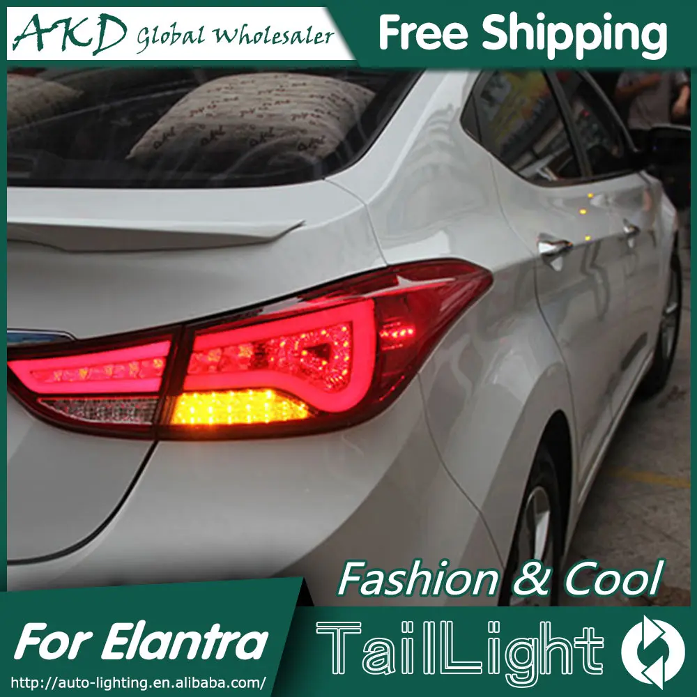AKD Car Styling for Hyundai Elantra Tail Lights BMW Design New Elantra