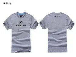 Хорошее рубашка с короткими рукавами хлопковые топы крутая футболка лето Трикотажный костюм Lexus логотип
