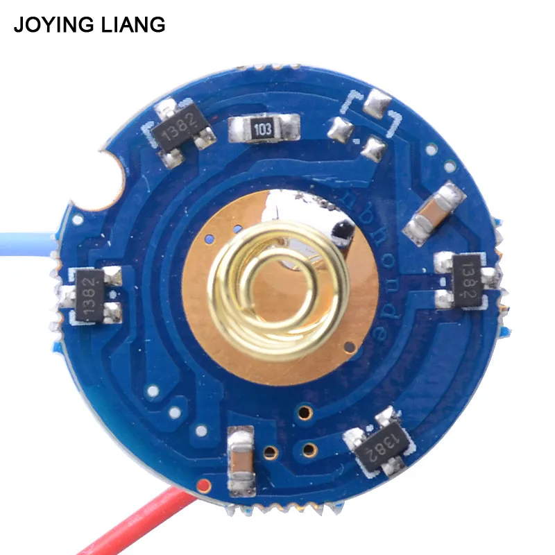 JYL9805 магнитно управляемый дальний фонарик привод PCB (использование 1-2 шт 18650 литиевая батарея Общие) 25 мм печатная плата