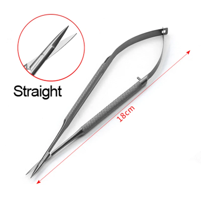 Microscopic Instruments 12.5 cm Micro Scissors Inner Barrier Cut Quality stainless steel Scissors Hand Membranous Envelo stainless steel scissors,surgical scissors