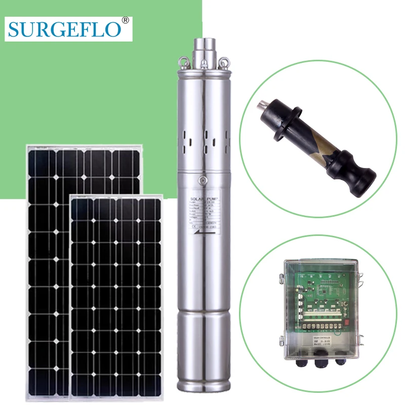 DC24V solar water pump submersible 100m solar powered water pump for irrigation 100% copper motor solar deep well pump DC24V solar water pump submersible 100m solar powered water pump for irrigation 100% copper motor solar deep well pump