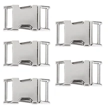 5 шт. 10 мм металлический сплав сторонний релиз пряжки для продажы паракордового браслета Топ закругленный воротник и сумка