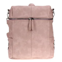 Рюкзак Для женщин школы большой рюкзак женский досуг мешок bagpacks для подростков Обувь для девочек из искусственной кожи SAC DOS Back Pack Розовый