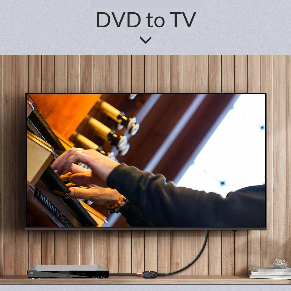 Unnlink RCA/AV в HDMI адаптер конвертер композитный CVBS в HDMI конвертер с аудио 720P 1080P NTSC/PAL для старой приставки DVD