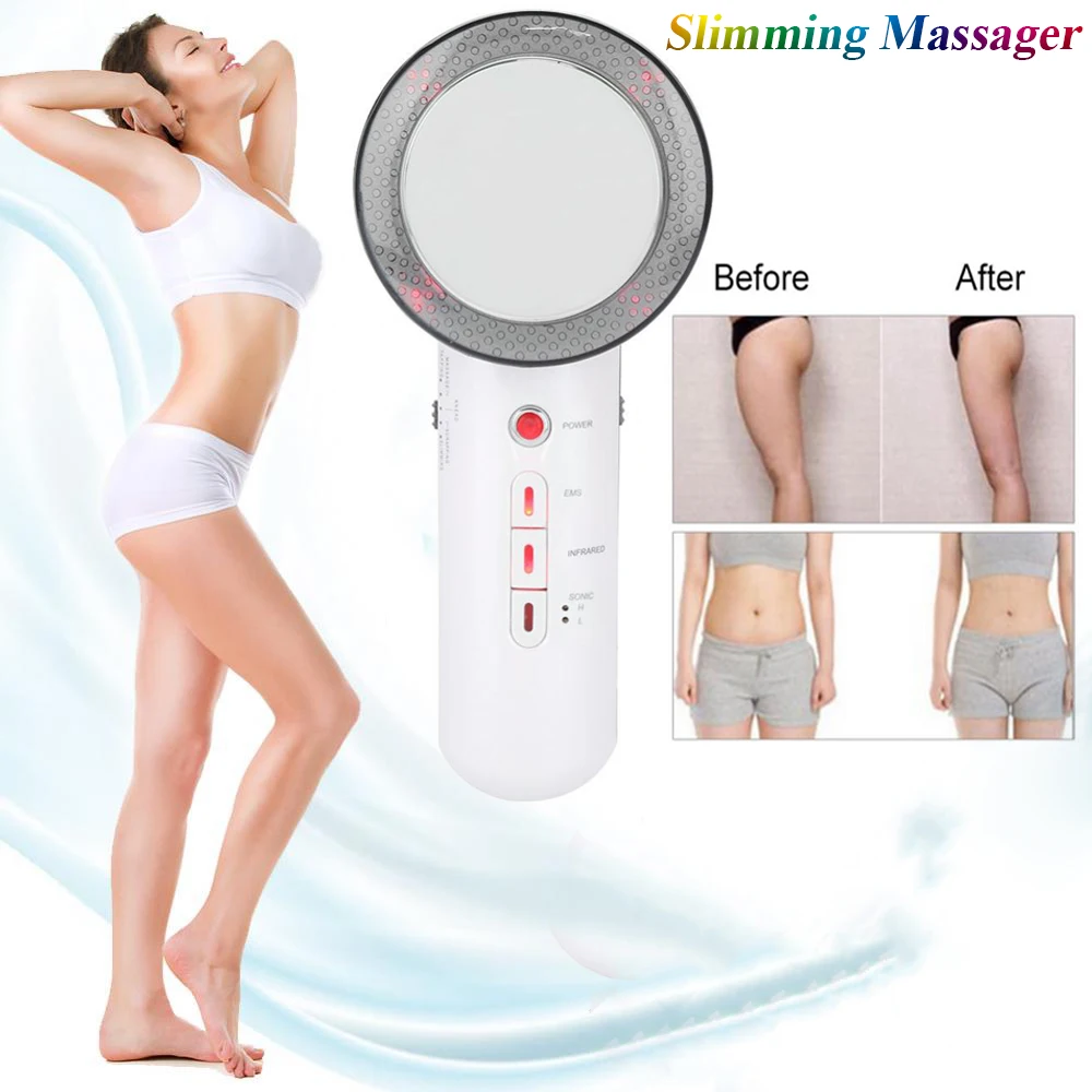 Ultrasound EMS Infrared Body Slimming Massager Weight Loss Anti