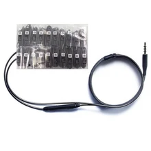 200 шт./упак. S8 наушники-вкладыши гарнитура 3,5 мм с отслеживанием объема работы Управление с микрофоном для samsung Galaxy S9 S8 плюс S6 S7 edge PLUS