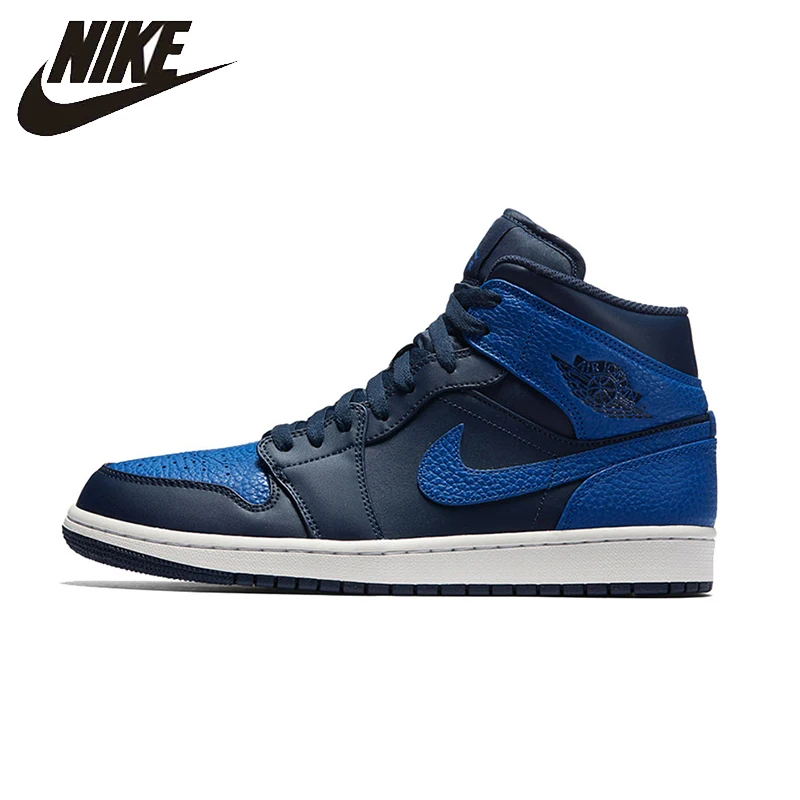 

NIKE Air Jordan 1 Mid AJ1 Mens Basketball Shoes Breathable Footwear Super Light Support Sports Sneakers For Men Shoes#554724-412