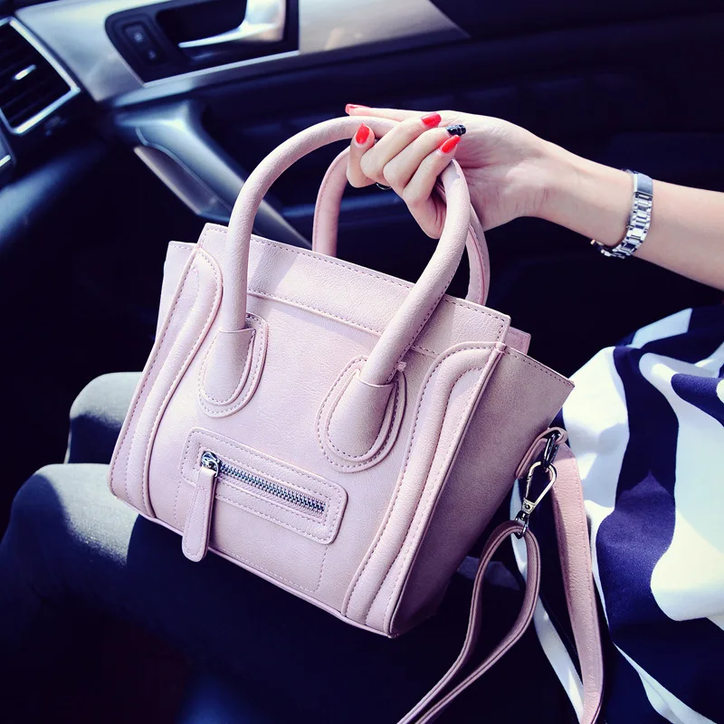 حقائب موهير 2018 ترابيز مبتسم crossbody حقيبة العلامة التجارية الفاخرة بو الجلود النساء حقيبة يد حقيبة كتف الشهيرة مصمم أكياس الكيس