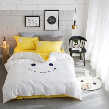 Smiling face embroidery Queen/King egyptian cotton 4pcs Bedding Set Bedding Moroccan Paisley Duvet Cover Bed sheet Pillowcases
Smiling face embroidery Queen/King egyptian cotton 4pcs Bedding Set Bedding Moroccan Paisley Duvet Cover Bed sheet Pillowcases