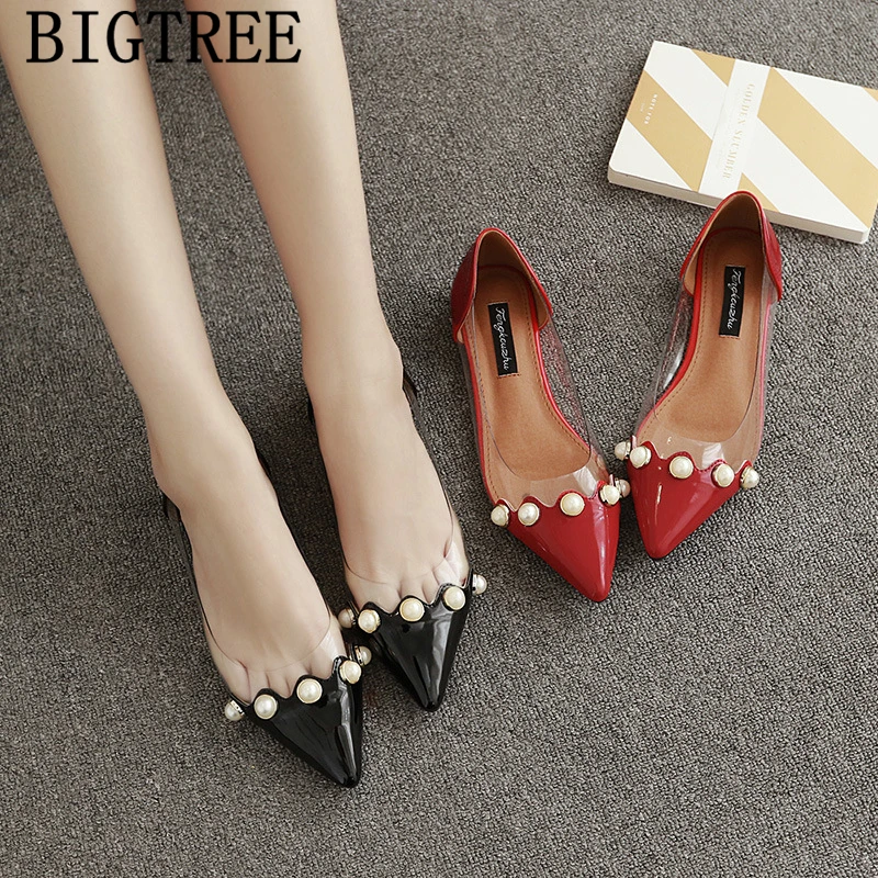 

korean shoes pointed toe flats patent leather loafers women transparent shoes woman 2019 harajuku shoes espadrilles women buty