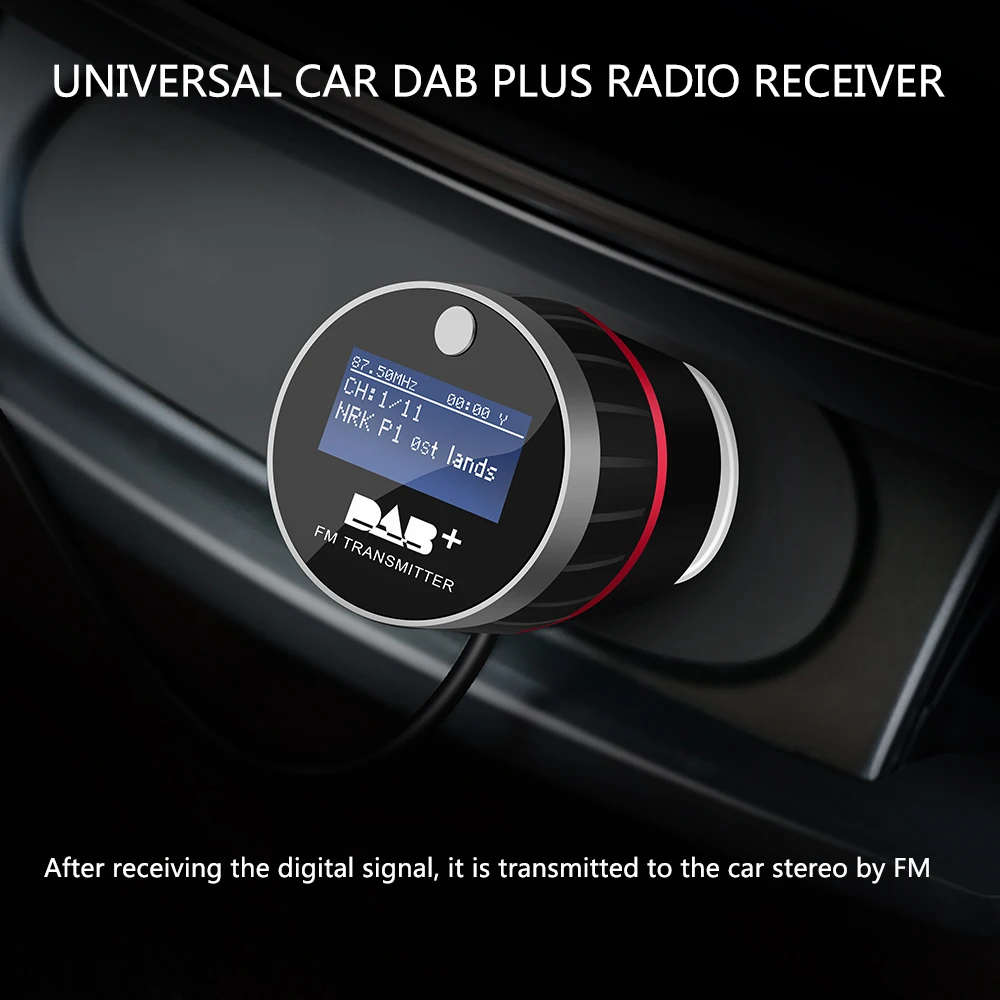 Автомобильное радио DAB+ fm-передатчик+ тюнер приемник с антенной DAB конвертер Plug-and-Play ручка с 5 В 2.4A USB часть для iPhone