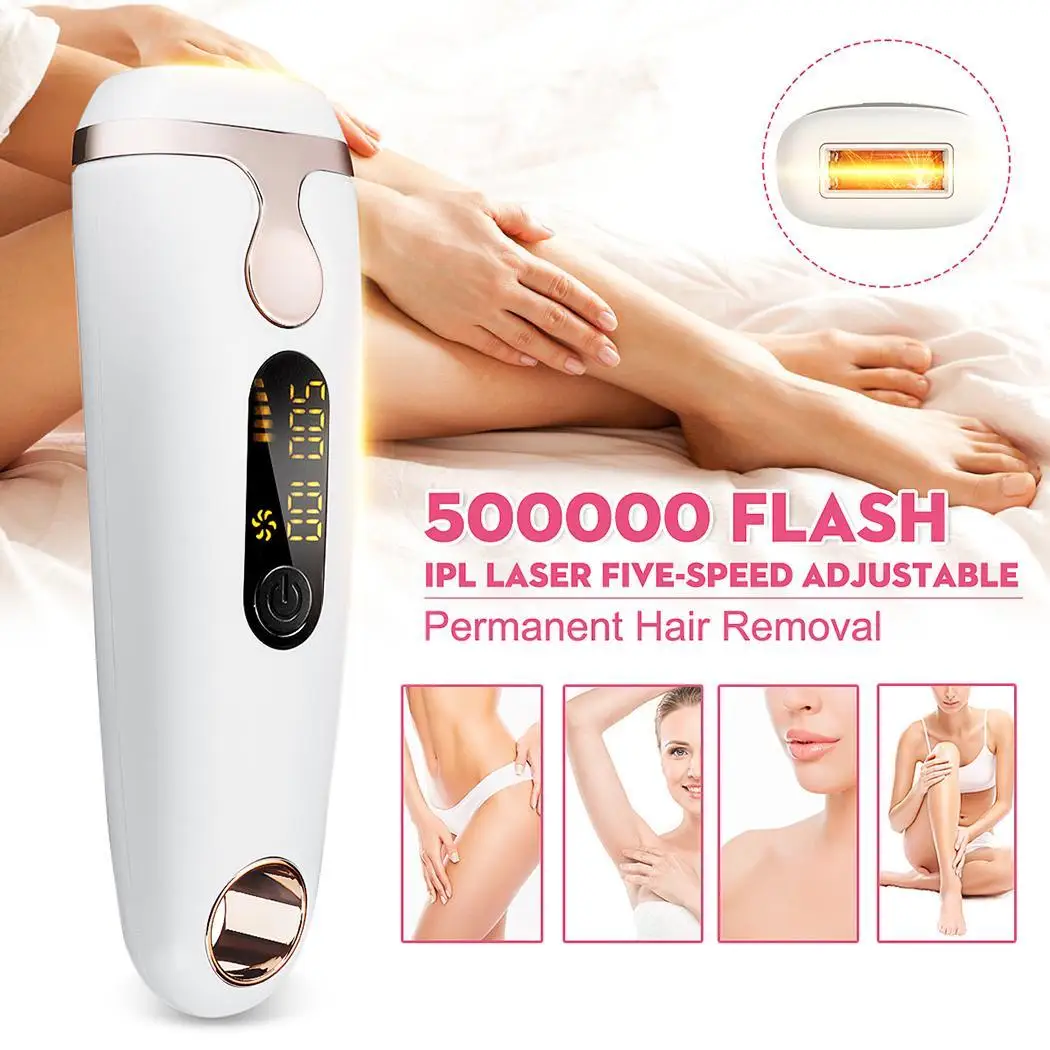 

Laser Hair Removal Instrument Body Photon 500,000 Appliances Luminescent Five-Stage Adjustment. Hair Epilator