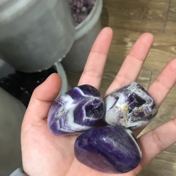 

Natural large piece healing dream amethyst tumbled stones crystal gravel