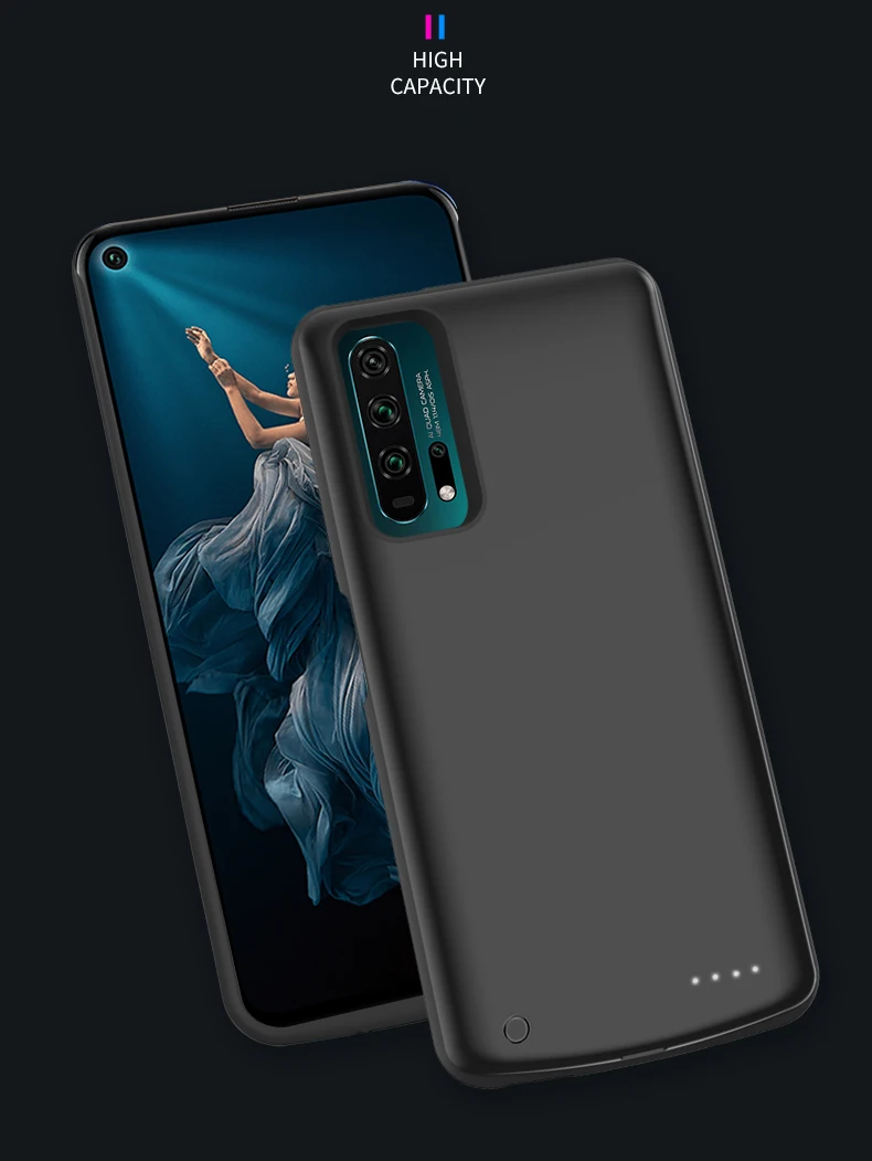 Высокое качество, 6500 мА/ч, внешний аккумулятор, чехол для Honor 20 S, запасная батарея, зарядка для huawei Honor 20/20Pro, чехол для аккумулятора