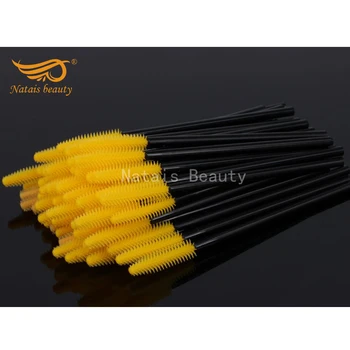 

500pcs/lot Makeup Disposable Mascara Wand Silicone Brush for Eyelash Extension