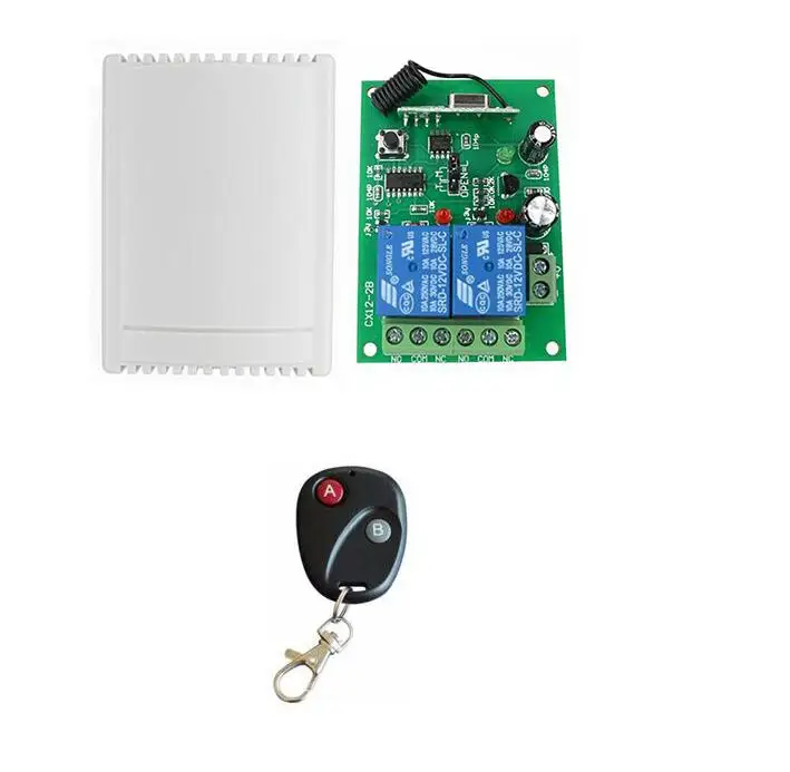 DC12V 2 CH 2CH RF беспроводной переключатель системы дистанционного управления