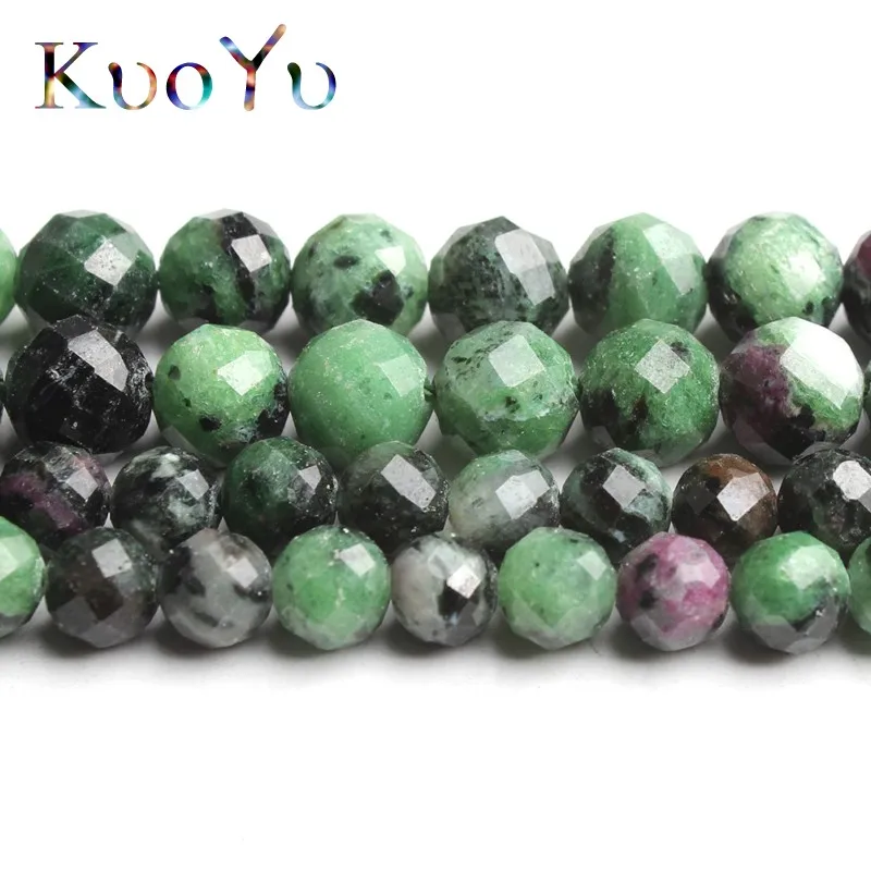 Граненые бусины Epidote Rubys натуральный граненый камень циозит незакрепленные