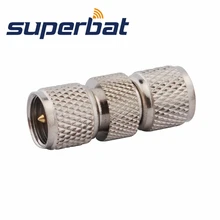 Superbat РЧ коаксиальный разъем мини-СВЧ-переходник мини-увч разъем-разъем прямой переходник штепсельной вилки