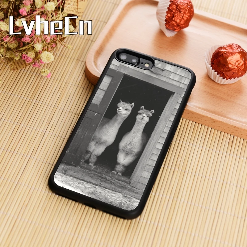 LvheCn лама Альпака чехол для телефона iPhone 4 5 6 6s 7 8 plus X XR XS max 11 Pro samsung Galaxy S7edge S8 S9 S10 |
