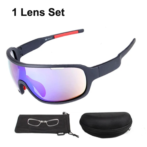 NEWBOLER, 5 линз, солнцезащитные очки для велоспорта, поляризационные, мужские, женские, UV400, спортивные очки, очки для шоссейного велосипеда, gafas ciclismo, для велосипедных люнетов - Цвет: 1 lens black