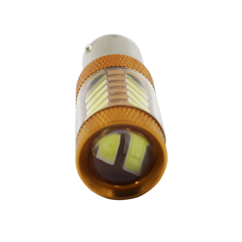 YSY 2 шт. S25 1156 BA15S 27SMD 7020 чип Автомобильная светодиодный ная Лампа Белая широкая стоп