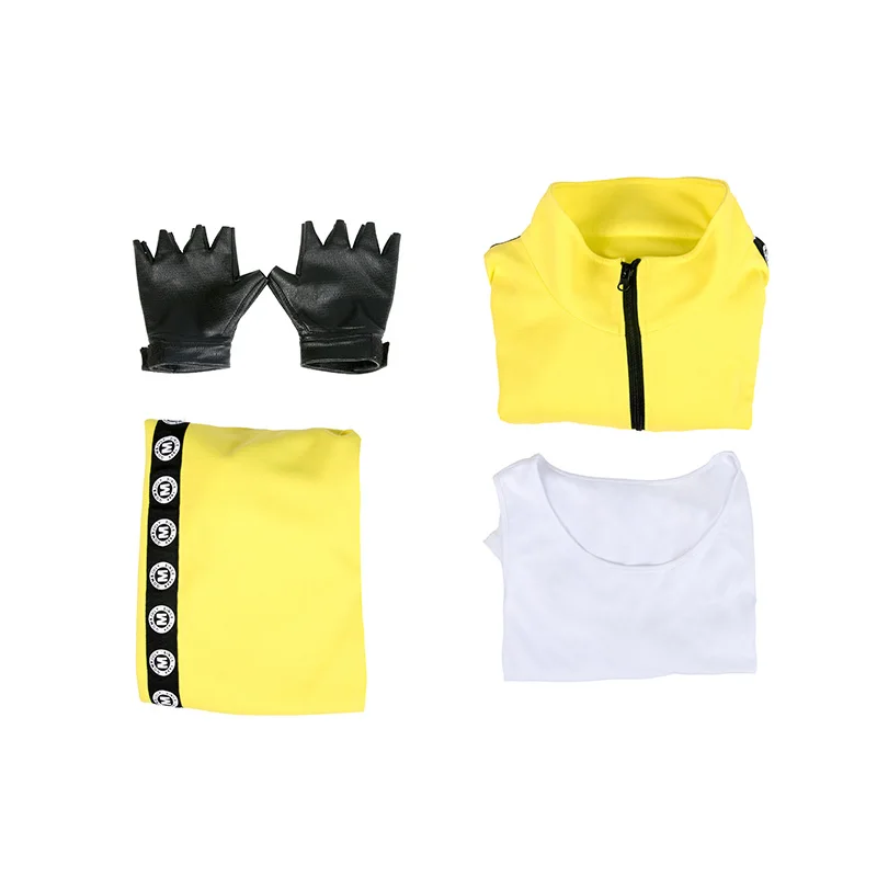  Game PUBG Cosplay Costume Men Yellow Outfit Halloween Carnival Costume