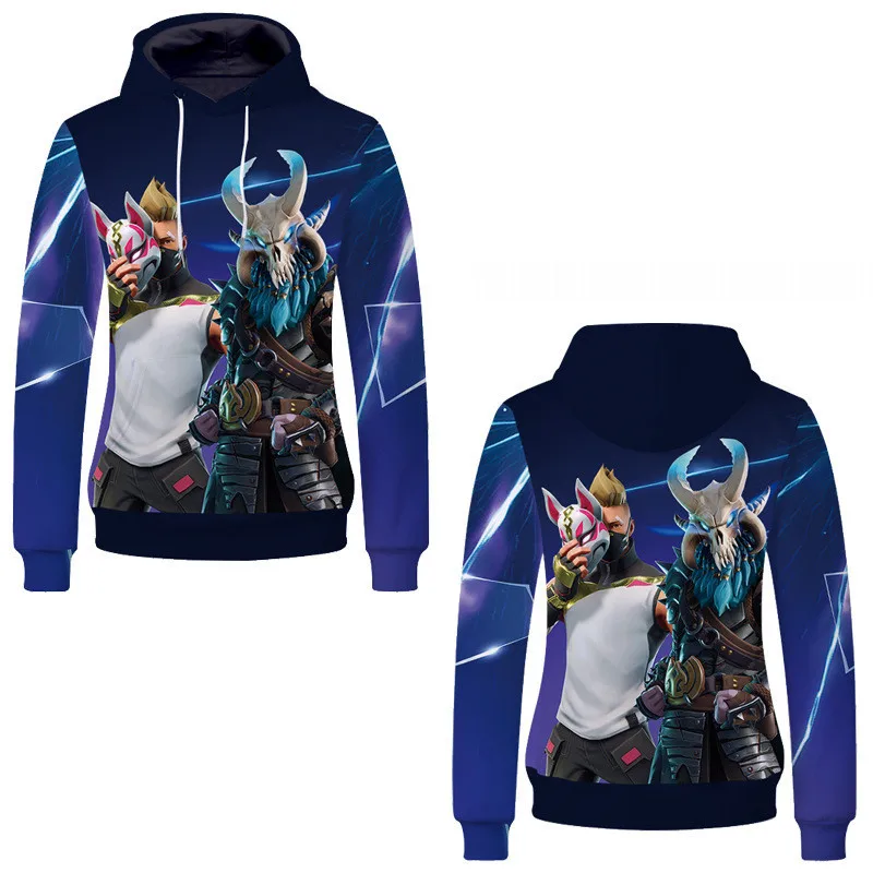 2019 Battle Royale 3D Men Hoodies Sweatshirt Cute Battle Royal Hoodie Gaming Fortniter Printed Hoodie for Kids Boys Fans