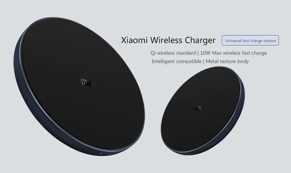 Original Xiaomi Wireless Charger Qi Smart Fast Charger 7.5W Universal Quick Charge For MIX 2S iPhoneX 8Plus 10W For Sumsung S9-11