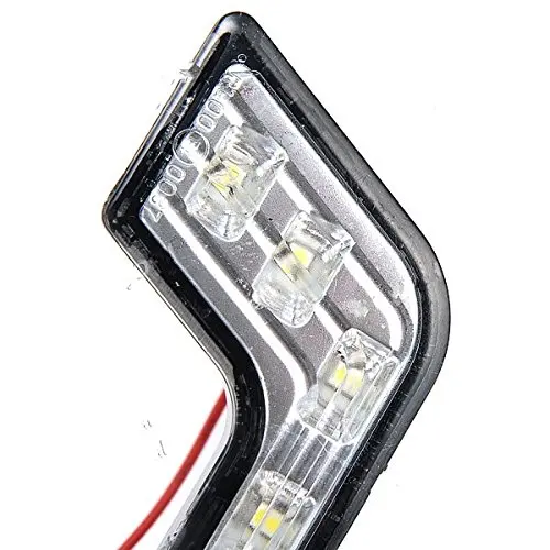1 6 W 6000K 144 Lumen 8 светодиодный белый светильник для автомобильных дневных ходовых