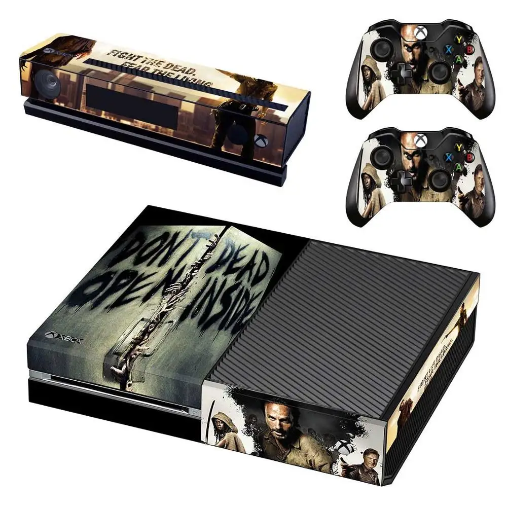 Наклейка Walking Dead Skin Xboxone vinilo adesivo pegatina s для Xbox One консоль и Kinect и два контроллера - Цвет: GSTM0863