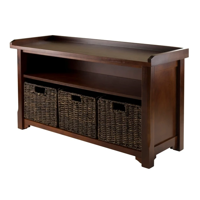 Granville Storage Bench With 3 Foldable Baskets In Living Room Chairs From Furniture On Aliexpress Com Alibaba Group