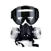 Half Face Gas Mask With Anti-fog Glasses N95 Chemical Dust Mask Filter Breathing Respirators for Painting Spray Welding ► Photo 2/6