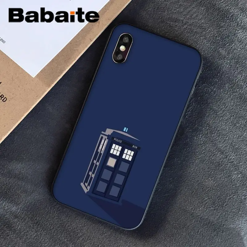Babaite Tardis Doctor Dr Who Police Box Новинка чехол для телефона Fundas чехол для Apple iPhone 8 7 6 6S Plus X XS MAX 5 5S SE XR чехол s
