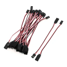 20 шт пульт дистанционного управления женский и мужской сервопривод свинцовый Удлинительный кабель жила