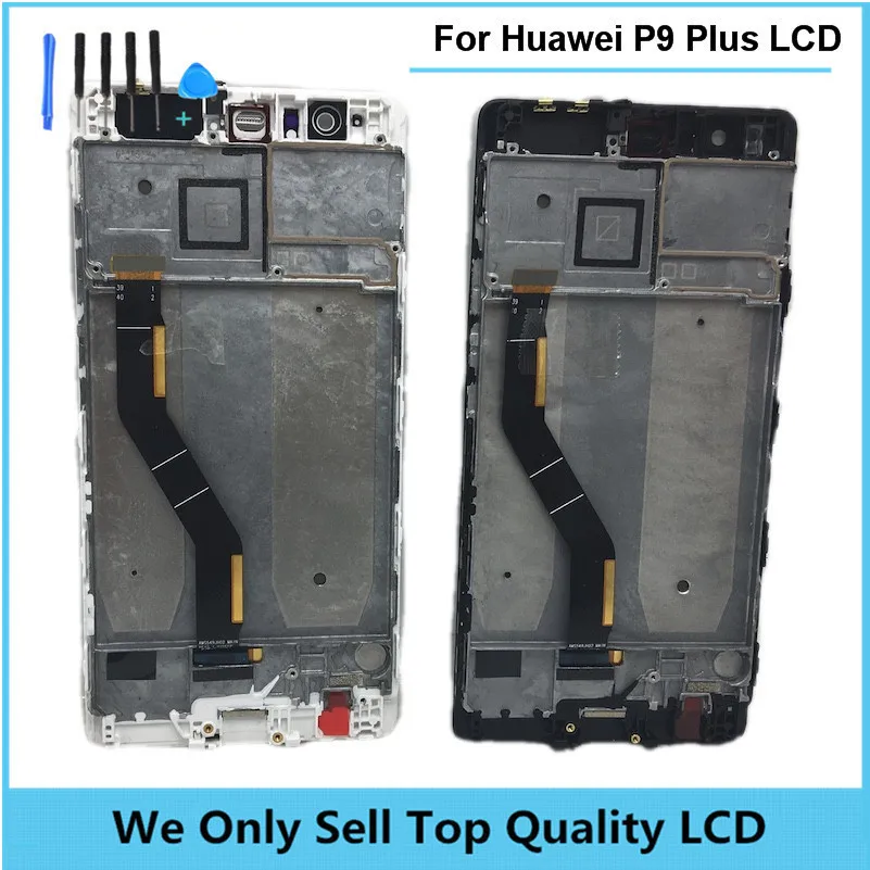 

For HUAWEI P9 Plus LCD Display with Frame AMOLED Screen with Touch Screen Digitizer Assembly with Tools as gift