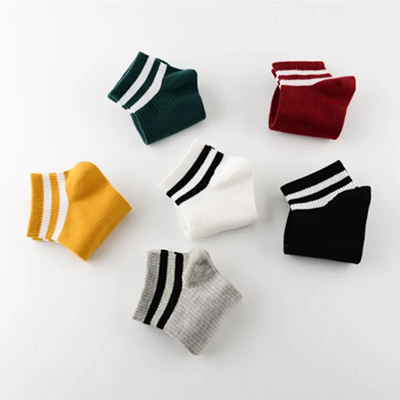 

2019 New Hot Fashion Stripe Cotton Socks Female Kawaii Summer Short Socks Slippers Women Casual Soft Funny Boat Socks