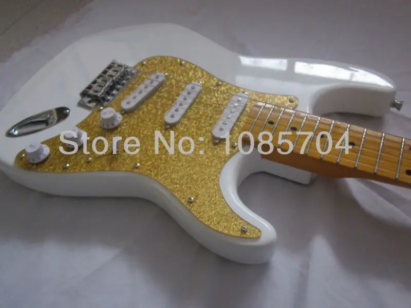 

Free shipping Wholesale new fen st custom electric guitar/oem brand white color guitar/guitar in china