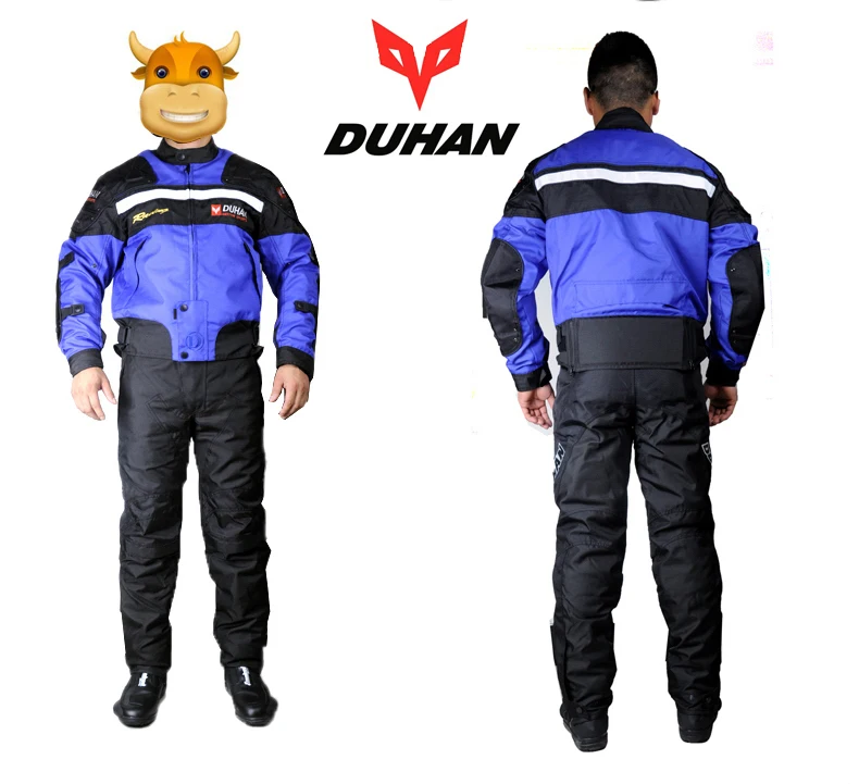 DUHAN, Всесезонная одежда с локомотивом, комплект одежды для езды на мотоцикле, костюм для мотогонок, куртки для мотогонок, штаны, D-020 одежды DK09