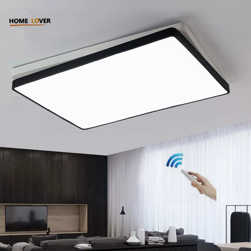 

Ceiling lights home lighting luminarias para teto Black and White Color lampara de techomodern led ceiling lamp for Livingroom
