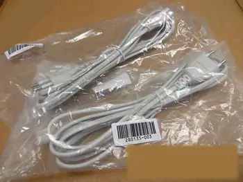 

10PCS 2.5M High Quality EU Plug Power Cables 8 Type connector AC Cable EU Cable cord black white color available