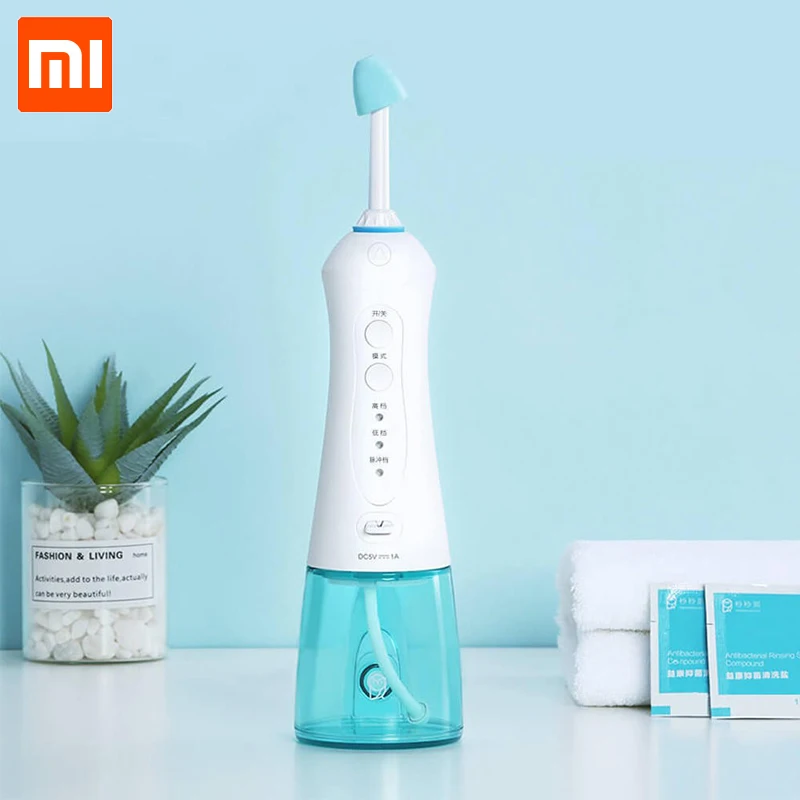 

Xiaomi Miaomiaoce Electric Nasal Irrigator Washing 360 degrees Rotation Clean Nose for Allergic Rhinitis Nasal Congestion Sneeze