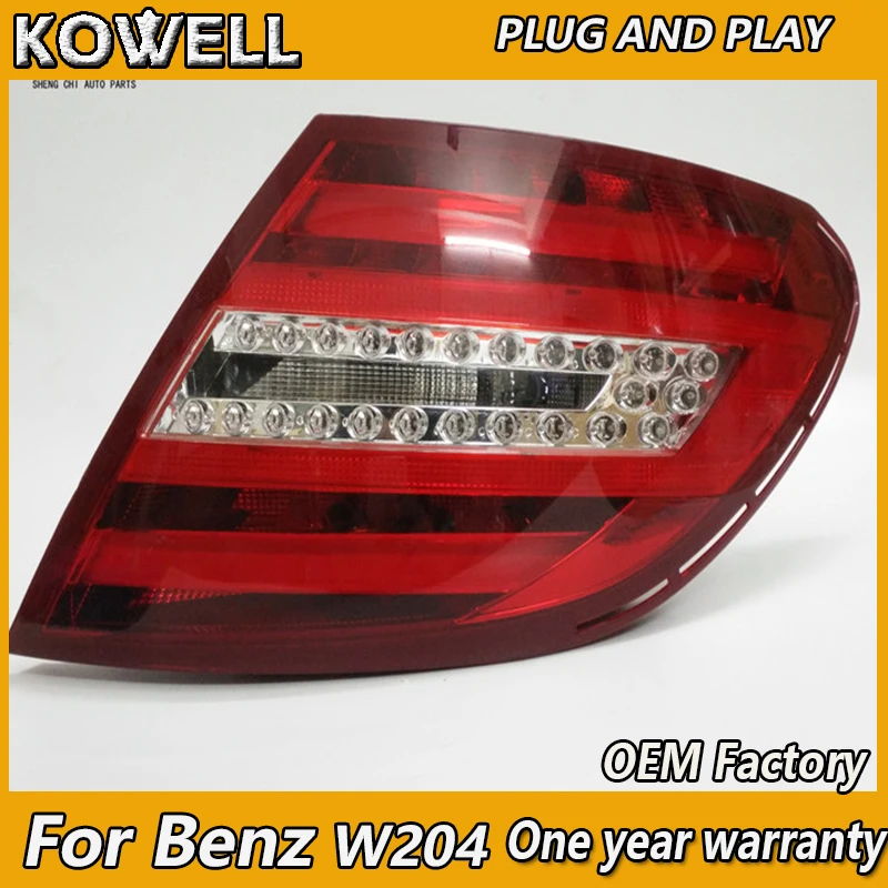 KOWELL Car Styling for Mercedes Benz W204 C180 C200 C260 C280 C300 LED