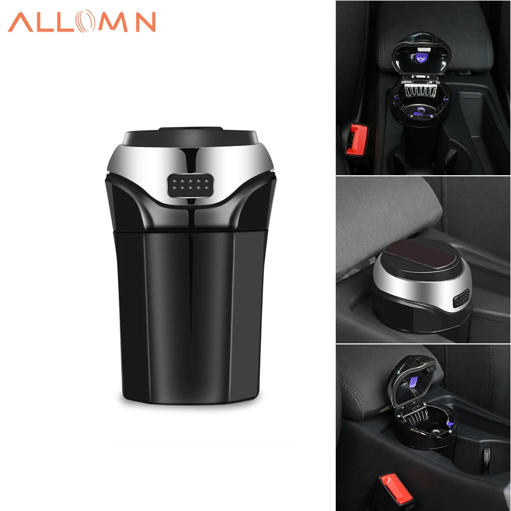 Buy LED Light Auto Cigarette Car Ashtray Ash Tray