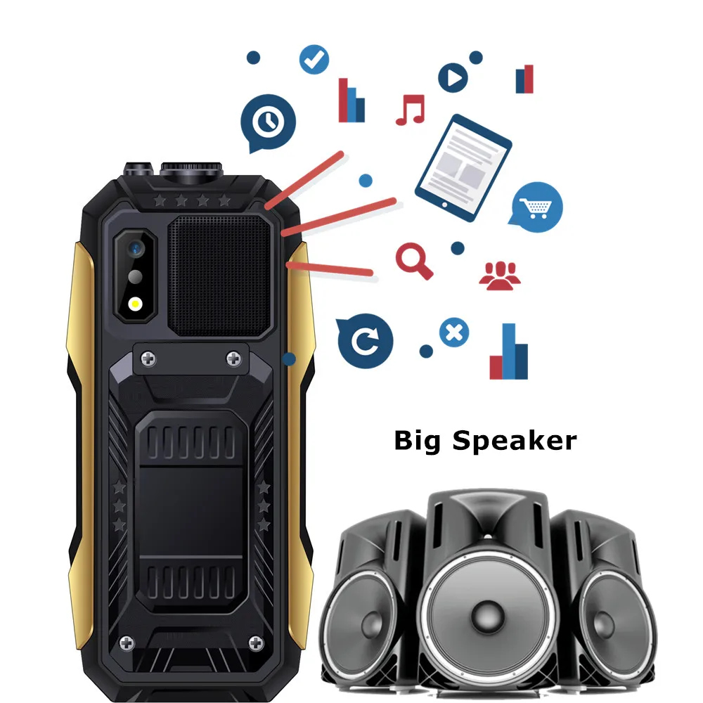 SERVO X7 Mobile Phone 3 SIM Cards 2.4