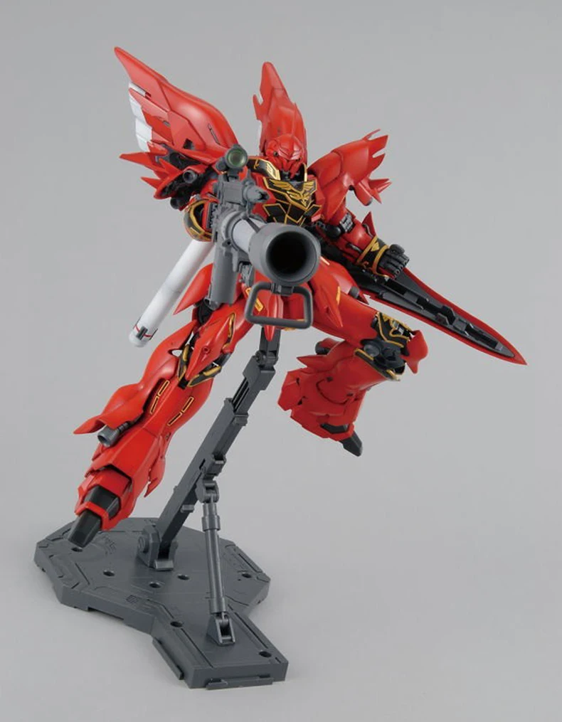 GaoGao аниме мобильный костюм Sinanju Gundam MSN-06S MG 1/100 Модель робот головоломка Собранный DIY Фигурки Коллекция игрушек подарок