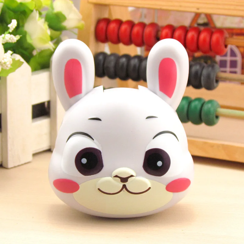 

LIUSVENTINA Present for Lovers cute Rabbit Judy Fox Nick contact lens case for lenses container with mirror box for Color lenses